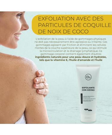OZONO D'OR - 100% Natural Organic Ozone Body Scrub for Oily Skin Acne Blackheads Blemishes Clogged Pores | Body Scrub 200ml - Buy Online on GoSupps.com