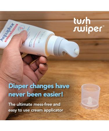 Eli & Ali Tush Swiper - Mess-Free Diaper Rash Cream Applicator - Universal Fit - Blue 2 Pack - Buy Online on GoSupps.com