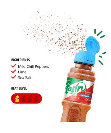 Tajin Cl sico Low Sodium Seasoning 5 oz - Pack of 3 | Authentic Mexican Flavor - Buy Online on GoSupps.com