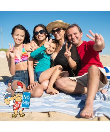 Beach Gladiator Skin Protection 3 Pack with Anti-Rash Sunstick and Lipbalm in Hemp Zipper Bag - Buy Online on GoSupps.com