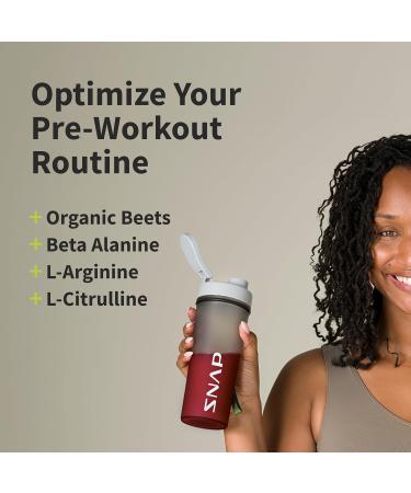 Pre Workout Beet Root Powder Nitric Oxide Supplement Preworkout for Men and Women with Organic Beets and B Vitamins Energy Support 30 Servings Mixed Berry + Shaker - Buy Online on GoSupps.com