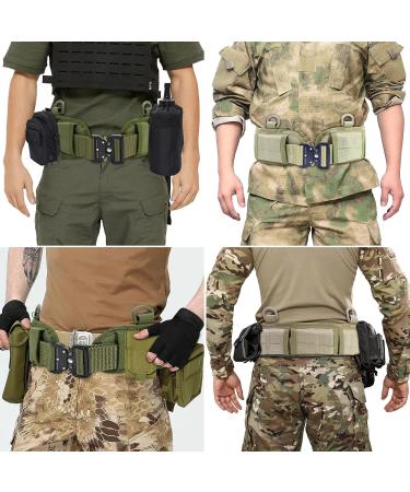 Limtula Tactical Belt - High-Performance Molle Fighter Belt for Outdoor Sports | Quick-Release Fast Locking Adjustable Black Belt - Buy Online on GoSupps.com