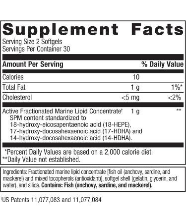 Metagenics Relief Duo - Magnesium Glycinate & SPM Active - 120 Tablets of Magnesium Glycinate for Nervous System Support - 60 Softgels of SPM Active for Joint Comfort & Minor Discomfort Relief - Buy Online on GoSupps.com
