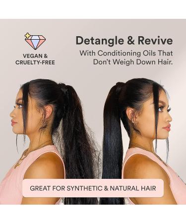 INH Hair Detangler Spray | Natural Emergency Revival for Wigs & Hair Extensions - 4oz - Buy Online on GoSupps.com