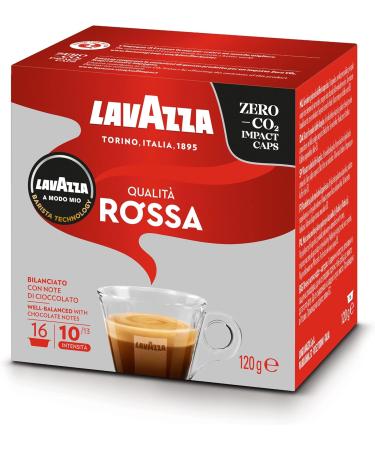Lavazza Modo Mio Espresso Red Quality 256 Espresso Coffee Capsules Medium - Buy Online on GoSupps.com