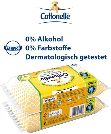 Buy Cottonelle Moist Toilet Paper - Nourishing Chamomile & Aloe Vera Biodegradable Plastic-Free Duo Pack (6x84 Wipes) | International Shipping Available - Buy Online on GoSupps.com