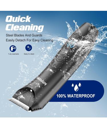 Manscape Electric Razor & Beard Trimmer - Waterproof Men's Grooming Kit for Body Hair - Recharge Dock Included - Buy Online on GoSupps.com
