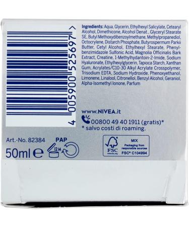 Beiersdorf NIVEA CELLULAR EXPERT FILLER day cream intensive antiaging SPF 15 50 ml antiwrinkle firming hyaluronic acid and pure folic acid moisturizer face antiaging - Buy Online on GoSupps.com