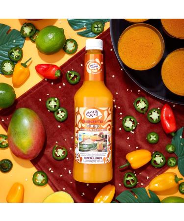 Master of Mixes Mango Daiquiri/Margarita Drink Mix - 3 Pack, 1 Liter Bottles (33.8 Fl Oz each) - Buy Online on GoSupps.com