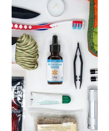 Potassium Iodide Liquid Drops 130 mg - Thyroid Protector - YODO Naciente Ki Pills - 1 Fl Oz - Buy Online on GoSupps.com