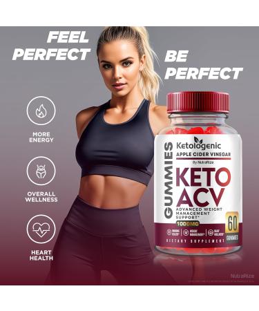 Ketologenic Keto ACV Gummies - Advanced Weight Loss Detox & Apple Cider Vinegar Supplement (60 Gummies) | Shop Internationally - Buy Online on GoSupps.com