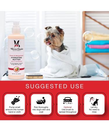 Warren London Hydrating Butter Dog Conditioner | Aloe Lotion for Skin, Coat, Dry Skin & Dandruff | Made in USA | 8oz - Guava - Buy Online on GoSupps.com