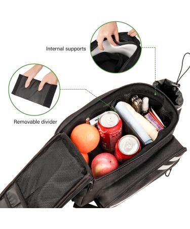 Frephy 14.5L Waterproof Bike Rear Rack Bag with Rain Cover - Ideal for Commuter and Trekking Bikes - Buy Online on GoSupps.com