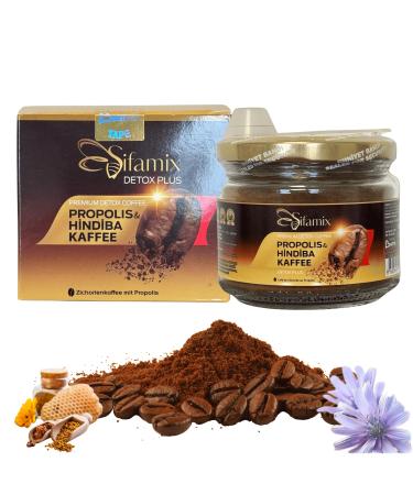 Caf chicor e Premium | Soluble Avec 0 5 % de propolis & 39 5 % | Gestion du poids & soutient le contr le du poids | 100 % naturel | Fit & Vital plaisir doux pour le corps