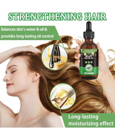 Organic Black Castor Oil - Cold Pressed Hair Growth & Skin Care | 60ML - Eyelashes & Eyebrows Boost - Buy Online on GoSupps.com