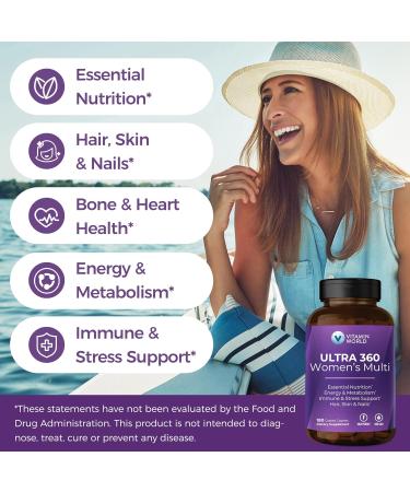 Vitamin World Ultra 360 Women's Multi (180) - Comprehensive Daily Multivitamin for Women - Buy Online on GoSupps.com