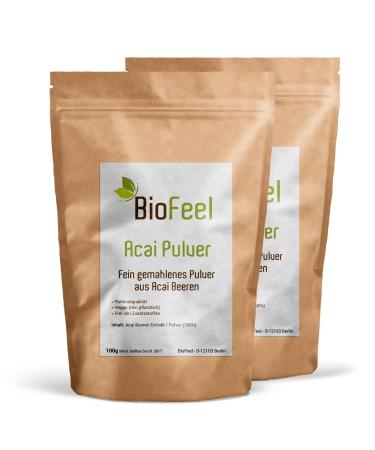 BioFeel - Acai Powder - 200g - Pack of 2 - ORGANIC