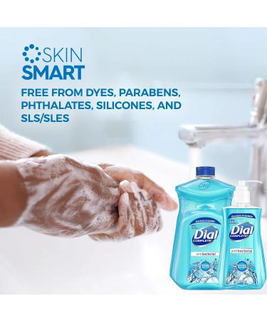 Dial Liquid Hand Soap Refill Combo - Antibacterial Moisturizing Hand Wash (7.5 Oz Pump + 52 Oz Refill) - Ideal for All Skin Types - Spring Water Scent - Buy Online on GoSupps.com