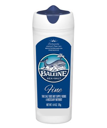 La Baleine Fine Sea Salt Shaker, 4.4 Oz