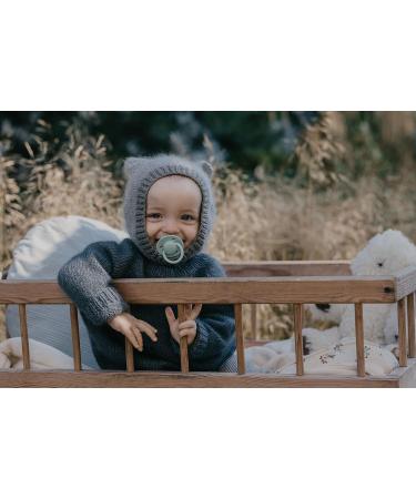 Buy BPA-Free Tie Dye Bibs de Lux Pacifiers (2-Pack) - Symmetrical Nipple Silicone for 0-6 Months - Made in Denmark | Heather White - Buy Online on GoSupps.com