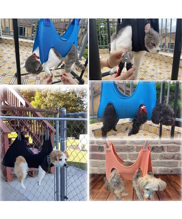 ZVBBON Dog Nail Trimming Hammock - Breathable Sling for Grooming Small & Large Dogs (L Black) - Buy Online on GoSupps.com