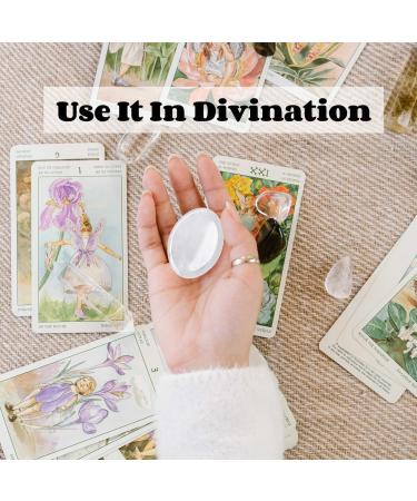 Buy Bergkristall Three Sure Stone Crystal White Oval Nature Gemstone for Wiccan Reiki Healing Stress Relief & Fortune Telling | International Shipping Available - Buy Online on GoSupps.com