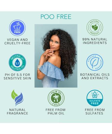 99% POO FREE Natural - SHAMPOO - Fragrance Free - 250 ml. Sulfate Free Paraben Free Silicone Free. Concentrated Low Foam with Easy Rinse. pH Balanced Gentle Suitable for Sensitive Skin. - Buy Online on GoSupps.com