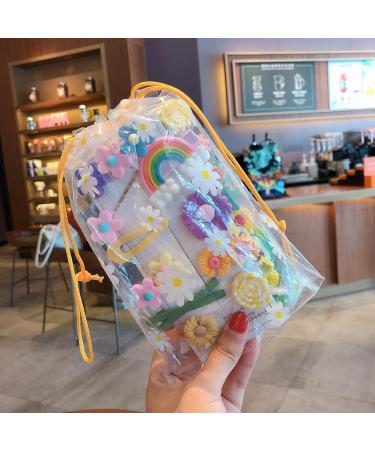 Emisscol 24 Pcs Hair Clips for Girls | Cute Fashion Baby Girl Hair Accessories | Flower & Fruit Set Hair Pins for Kids, Teens & Toddlers - Buy Online on GoSupps.com