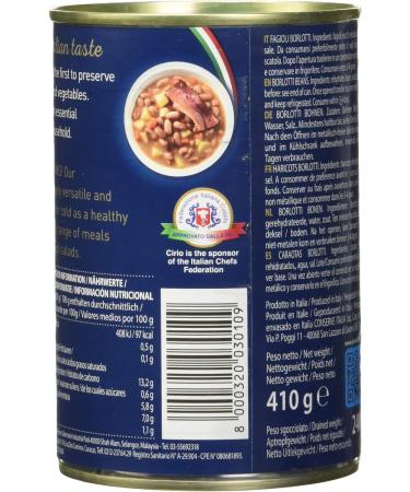 Cirio Borlotti Beans 400 g - Buy Online on GoSupps.com