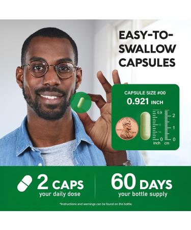 Saw Palmetto for Men 640mg - Pumpkin Seed | Nettle | Zinc & Pygeum - Prostate Health & Urinary Supplement - DHT Blocking & Hair Support - 45% Fatty Acids Clinical Strength - Made in USA 120 Capsules 120 Count (Pack of 1) - Buy Online on GoSupps.com