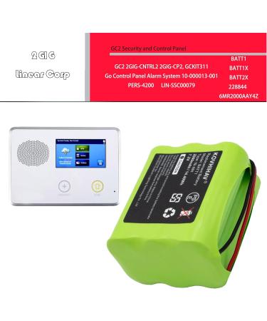 Replacement Battery for 2GIG 228844 Go Control Panels | Compatible Linear Corp PERS-4200 | 7.2V 2000mAh Ni-MH - Buy Online on GoSupps.com