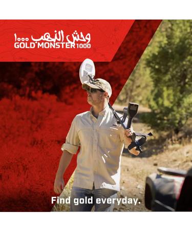 MINELAB Gold Monster 1000 Gold Detector for Adults with Waterproof Coil - Buy Online on GoSupps.com