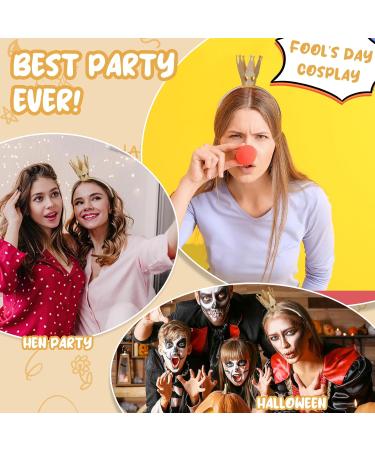 Sibba Shiny Crown Headband Glitter Hairband Crystal Tiaras Rhinestone Headwear Princess Head Band Beautiful Diamonds Queen Hair Accessories Fit Girl Party Decorations Birthday (Gold) - Buy Online on GoSupps.com