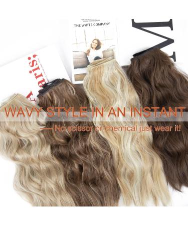 Mabufun Clip in Hair Extensions for Women Clip in Long Wavy Hair Extension 20 Inch Thick Hairpieces Fiber Double Weft Hair for Women (20 Inch Dark Brown) 20 Inch Dark Brown - Buy Online on GoSupps.com