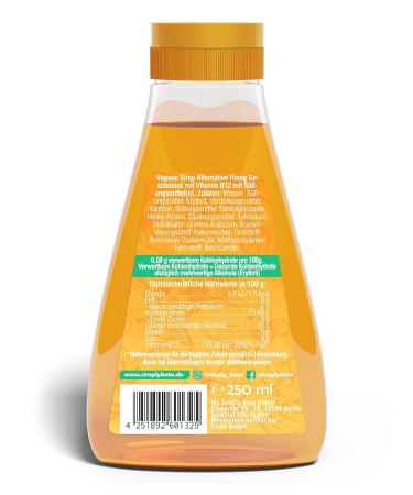 Simply Keto Kone - Vegan Honey-Taste Syrup | Sugar-Free 1.5g KCAL 0g Net Carbs Sweetened with Erythrit & Stevia | Keto & Lower Carb - Buy Online on GoSupps.com