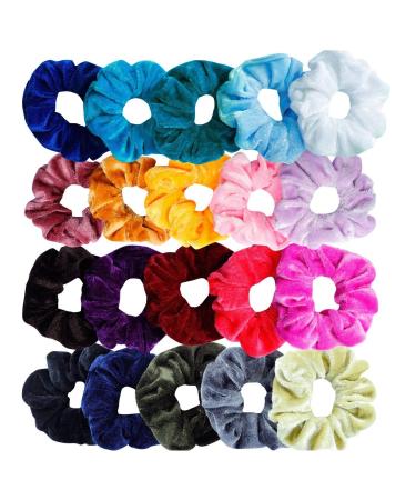 Sinwind 20 pieces of scrunching hair tie including elastic hair tie hair tie girl scrunching for women or girls hair accessories (colorful) - Buy Online on GoSupps.com