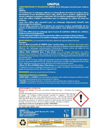 MARBEC UNIPUL 1LT Nettoyant universel concentr pour tous les types de sols et de rev tements - Buy Online on GoSupps.com