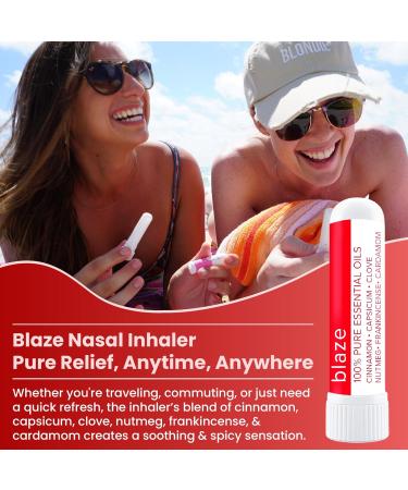 MOXE Blaze Nasal Stick | Calming Comfort + Mental Balance | Thieves Oil Inhaler Provides Soothing Spicy Sensation | Aromatherapy Inhaler with 100% Pure Essential Oils Frankincense (3 Pack)  - Buy Online on GoSupps.com