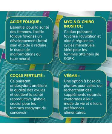 Conceive Plus Woman Support For Ovulation - Improves Ovarian Health & Hormonal Balance - Fertility With Myo-inositol Folic Acid Rooster 10 & Ginger - Supplement For Sopk - 120 Capsules - Buy Online on GoSupps.com