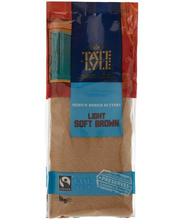 TATE & LYLE Fairtrade Cane Sugar Light Soft Brown loose 1 kg 1.0 Kilogram