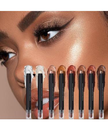 Fard Paupi res Cr meux - Stick Maquillage Imperm able Longue Tenue | Effet Lumi re & Brillant - Liner Cr meux Multi-Usage Pour Femmes & Filles - Maquillage F te & Beaut  - Buy Online on GoSupps.com