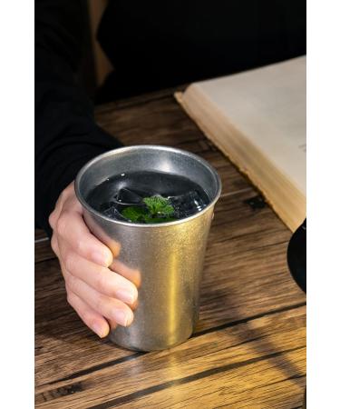 CLA JLT Stainless Steel Water Bottles Industrial-Style Cup Double-Walled Insulation hot and cold drinks coffee camping outdoors 2pcs - Buy Online on GoSupps.com