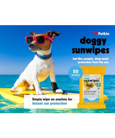 Petkin SPF15 Sunscreen Wipes - Buy Online on GoSupps.com
