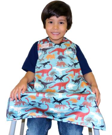 BIB-ON Full-Coverage Bib & Apron Combo for Ages 0-4 (Dinosaurs) - Keep Your Infant Clean & Stylish! - Buy Online on GoSupps.com