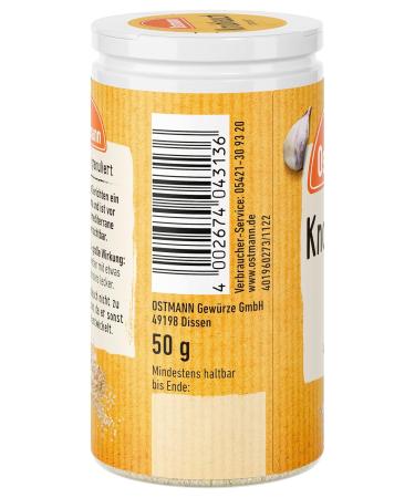 Ostmann Garlic Granulated 4 Pack (4 x 50g) - Premium Flavor for Global Shipping - Buy Online on GoSupps.com