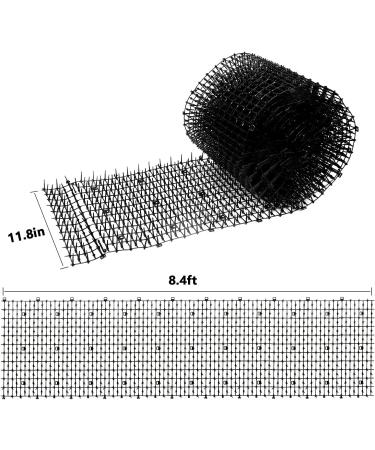 Hmyomina 8.2 FT Cat Scat Mat - Plastic Deterrent Mat with Spikes | Includes 6 Staples | Black - Buy Online on GoSupps.com