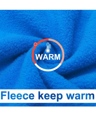 BEAUTYZOO Dog Fleece Vest Sweater Winter Jacket - Navy Blue | D-Ring Leash | Cold Weather Coat Hoodie for Small & Medium Dogs - Buy Online on GoSupps.com