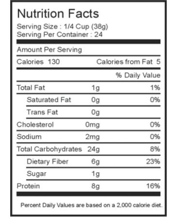 McCabe Organic Black Bean w/Green 2 lb - USDA & CCOF Certified - 32 oz Pack - Buy Online on GoSupps.com