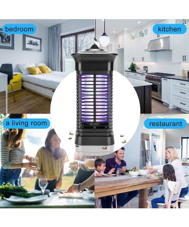 Bug Zapper 4000V Electric Mosquito Killer for Indoor and Outdoor Waterproof Insect Fly Pest Trap with 15W Mosquito Bulb for Home/Office/Backyard/Patio - Buy Online on GoSupps.com