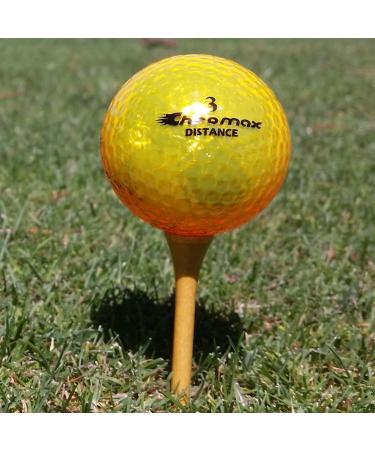 Chromax High Visibility Golf Balls 6-Pack in Gold - Stand Out on the Course! - Buy Online on GoSupps.com